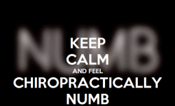 Chiropractically Numb
